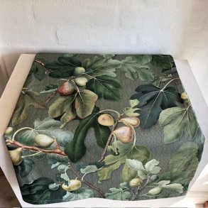 Dug med blade og grene med figner.