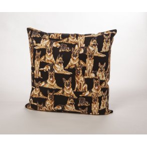 Pyntepude eller sofapude med Sch�fer  I Bomuld