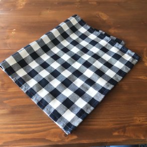 Bordlber i bl ternet stof. Bredde ca 40 cm